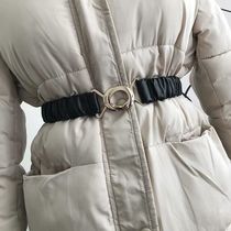 Down jacket belt accessories winter skirt buckle female decoration with skirt Joker elastic elastic elastic skirt waist seal with coat