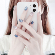 Nail Patch Wearable detachable finished mealliga sheet Short Fake Nails Advanced Sensation Meme Chia Tablets Wearaters