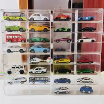 Wheel match box Tomka childrens toy car mould container box 1:32 cars dust - proof multi - grade receiver