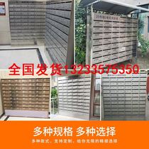 Office building door stainless steel letter insurance box milk box smart waterproof wall rose mailbox letter box company thickened