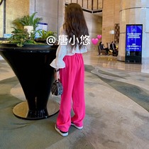 Tang Xiaoyo-yo Tong Dang Shop Tang Xiaoyo-yo Dress Custom Made of Han Fan Mei Red Western Clothing Pants