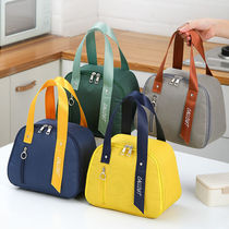 Lunch box tote bag insulation bag with rice bento bag aluminum foil office worker thick waterproof simple bento bag