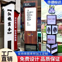 Customized outdoor spiritual fortress guide sign stand sign sign sign country sign sign stainless steel sign sign