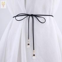 Belt with Long Skirt Suit Thin Belt Ladies Buy 2 Get 1 Belt Ladies Fine Decorative Dress with Skirt Butterfly