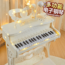 Childrens piano toy multi-function electronic organ with microphone beginner girl 2 baby 3 years old 5 children 6 birthday gifts
