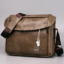 Scarecrow large capacity men single shoulder bag A4 bag bag casual slant backpack business iPad banner mailman