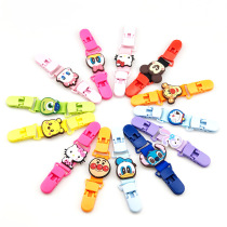 Kindergarten handkerchief anti-drop clip bib towel anti-lost clip baby hat pacifier anti-drop chain