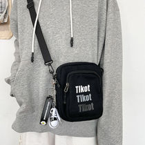 Day series Letters Printed Skew Satchel Mens Chains Tide Pouch Korean version Trend 100 Lap Single Shoulder Bag Mens Sails Buns Bag