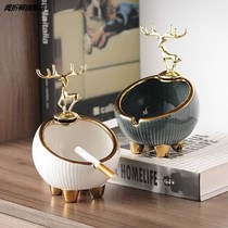 ins wind creativity ashtrays Home living room Xuanguan Nordic net red light extravagant pieces office desktop decorations