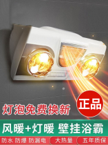Wall-mounted Yuba portable removable toilet air heating non-installation bathroom bath heating bulb 2021 New