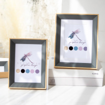 Minimalist pendulum table photo frame 5 6 7 10 Childrens shadow frame Resin Photo Frame Pendulum Table Modern Minima Rectangular Photo Frame