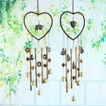 Dream Mesh Metal Tube Bell bell Wind Suzuki Accessories Heart-shaped Home Decoration Craft Gift Pendant Cross Border