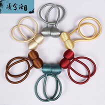 Curtain Suction Iron Stone Clip Buckle Magnetic Rope Strap with a Korean Hanging Wall Hook Perforation Free Decoration Home Magnet
