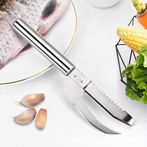 Stainless steel open fish belly knife home scraped fish scale planing kitchen kill fish tools break fish belly to fish scale knife can be added Japan-ROK