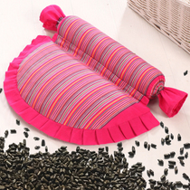 Whole head pillow pillow core plus pillowcase flat short low pillow thin section Partial Hard Buckwheat Peel cassiae pair for home students