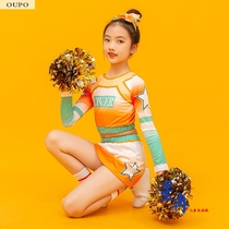 New cheerleading uniforms dance costumes childrens men and women long-sleeved cheerleading competitive sports performance costumes