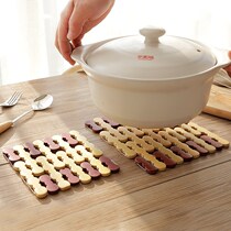 Dining table Dish Insulation Mat Dining Cushion Anti-Burn Table Cushion Bamboo Cushion Bamboo Mat Soup Pot Mat Table Heat Insulation Multi-Size Optional