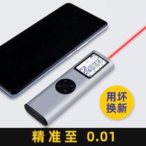 Laser rangefinder handheld infrared measuring scale indoor measuring instrument electronic ruler high-precision mini-measuring room