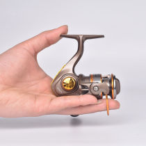 Luia Micromateria Spinning Wheels 500 Type Diagonal Opening Line Cups Mini Super Light No Gap Metal Fishing Wheels Mlip Special Wheels