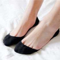 Ultra shallow mouth boat Sox women full stealth high heel shoes slim summer silicone anti-slip low gang of pure color Sox children short socks