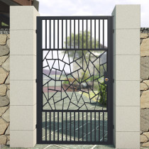 Villa Iron Art Courtyard Doors Gates Shutters Countryside Garden Au Style Outdoor Fence Doors Iron Doors Customised