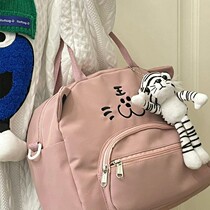 Next door Old King pink Tiger type Pink Tiger Type Inclined Cross Bag Double Shoulder Bag Baby Girl Bag 2022 New Mommy Bag