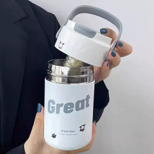 Стакан из нержавеющей стали, ручка, портативный чай, коллекция 2023