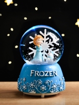 Princess Crystal Ball Music Box Frozen Music Box Little Girl Child Aisha Birthday Gift Girl Ornament