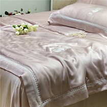 Water Stars Home Textile small fragrant wind 100 Heather Summer Cool Quilt Washable Mulberry Silk Air Conditioning Is Thinned By Four Pieces Summer