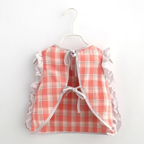 Hood 2022 new thin Summer Treasure children Anti-dirty anti-wear baby Han version waterproof protective clothing child draw around
