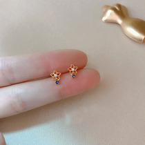 Clear Cabin 18K Gold Earrings Outlets Women Accessories Small Flower Earrings Olay Special Cabinet Spot Ottles