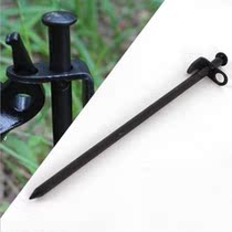 Sky Curtain Rod Fixer Outdoor Camping Accessories Tent Ground Nail Fixed Rod Unbending Steel Heathen Mat Camping
