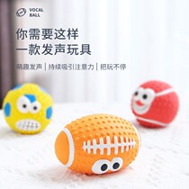 Dog toy ball latex sounding toy bite-resistant pet to relieve boredom Teddy corgi medium and small dog supplies