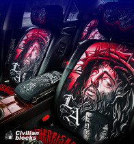 Chicano West Coast Cushion Hiphop Hip Hop Style Summer Car Decoration Trend Net Red Seat Cushion