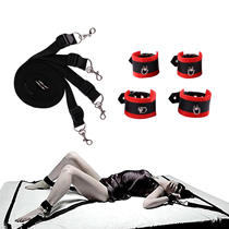 Flirting Supplies Sleeping bed Girl with toy bed straps bondage shackles Shackles Suit Utensils Continental Passion Utensils
