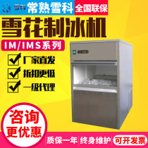 Changshu IMS - 20 - 30 - 50 Snow - Flower ice machine commercial small automatic bullet ice chiller
