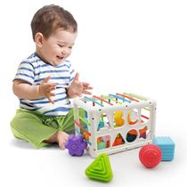 Baby and toddler cube Cisselor Hand Fine Toy Grasp Training Amazon Baby Montessori Early Teaching Box