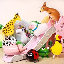 Childrens Special Birthday Gift Walking Animal Balloon Cartoon Walking Pet Pig Duck Dinosaur
