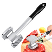Double-sided meat hammer loose meat hammer kitchen knock meat hammer steak hammer steak hammer breaker creative kitchen gadget