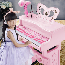 Childrens electronic piano girl entry beginner can play music toy baby multi-function small piano 3-6 years old 1