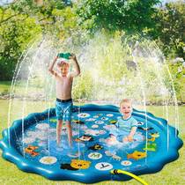 Children Play Water Spray Mat Beach Lawn Inflatable Sprinkler Play Water Cushion Props Summer Kids Pool Toys Outdoor