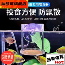 XMK fish tank feeder small peacock fish feeding fish tube semi-automatic funnary shrimp larvae larvae acrylic feeding