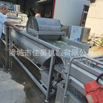 Automatic vortex cleaning production line small washing machine assembly line for commercial cutting vegetable cleaning machines