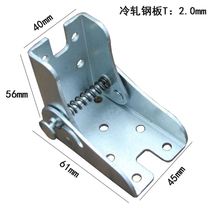 90-degree self-locking folding table leg hinge hinge right angle RV tea table folding leaf furniture hardware bed kang foot connection