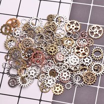 Drip Material gear rotary small decorative machinery parts hand - made round metal gear pack diy