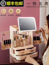 Japan imported MUJIE makeup mirror desktop LED lamp with lamp portable light dresser cosmetics collection