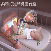 Newborn pacifies foot piano 01 year old baby toy fitness rack baby 3-6-12 months Yi Yi pre - teaching girl