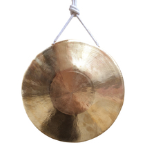 Dharma instruments Buddhist furniture Buddhist temples Buddhist shrine supplies Buddhist instruments pure copper copy gongs and drums 30 cm gongs