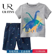 (30% discount area) Brand discount store withdraw the warehouse Cleaning childrens clothing pure cotton T-shirt set cartoon two pieces of set 2026