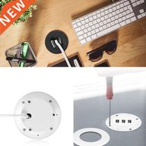 5cm Grommet Hole In-Desk Mounting 3 Ports USB 2 0 Hub Ideal